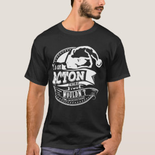 Acton- Hat Xmas Personalised Name T-Shirt