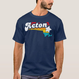 Acton Massachusetts Vintage Distressed Souvenir 2 T-Shirt
