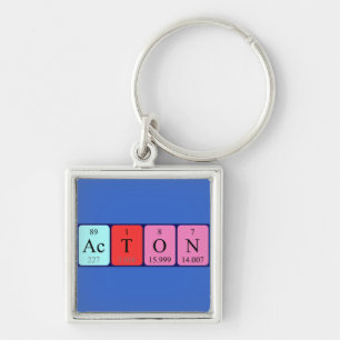 Acton periodic table name keyring