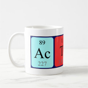 Acton periodic table name mug