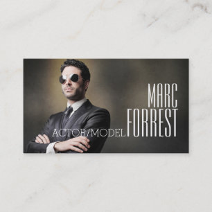 Actor Actress Model Headshot Filming Theatre Business Card