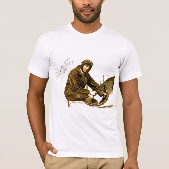 Actor Aviator DAREDEVIL DeLAY - Handsome Shirt (Front)