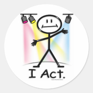 Actor Classic Round Sticker
