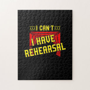 Actor Have Rehearsal Jigsaw Puzzle