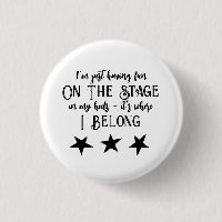 Actor "I'm just having fun on the stage" lyrics