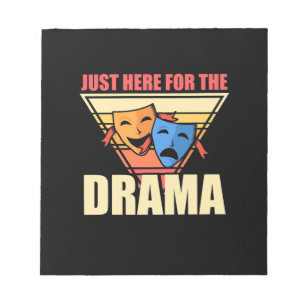 Actor Just Here For The Drama Notepad