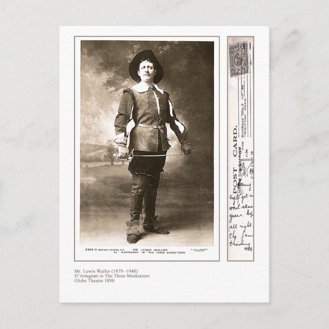 Actor Lewis Waller Postcard (Front)