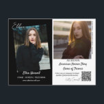 Actor Model Composite 3 Photo Promo Card Postcard<br><div class="desc">Showcase your acting and modeling photos, and latest roles or upcoming performances, with these postcard sized promo cards for actors and models. Upload your photos - one on the front and two on the back, and customize the text for a complete promotional package. Enter your URL into the template, and...</div>