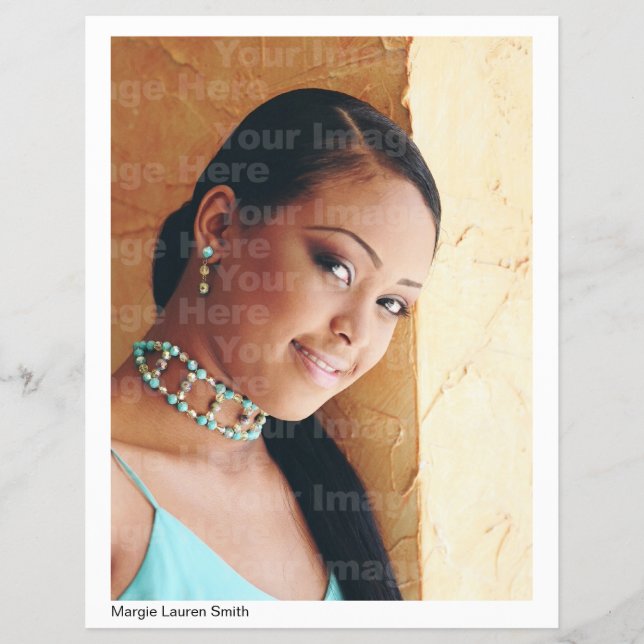 Actor/Model Headshot With Resume Version 2 Flyer (Front)