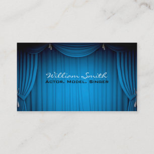 Actor/model/to singer business card
