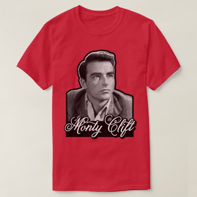Actor Montgomery Clift Monty Clift T-Shirt (Design Front)