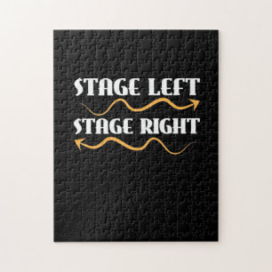 Actor Stage Left Stage Right Jigsaw Puzzle
