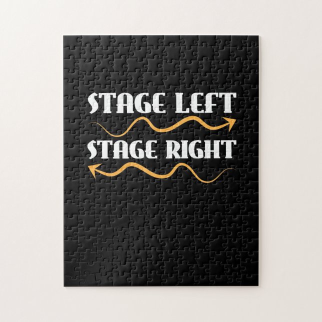 Actor Stage Left Stage Right Jigsaw Puzzle (Vertical)