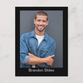 Actor Talent Headshot Submission Postcard