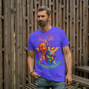 Actor - The Performer Men's Dark T-Shirt