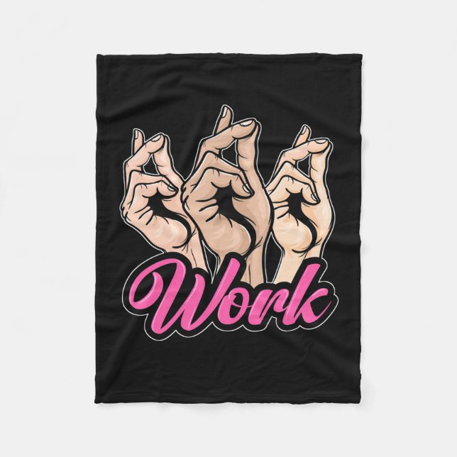 Actor Work Fleece Blanket (Front)