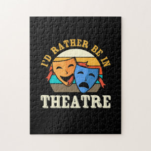 Actor Would Rather Be In Theatre Jigsaw Puzzle