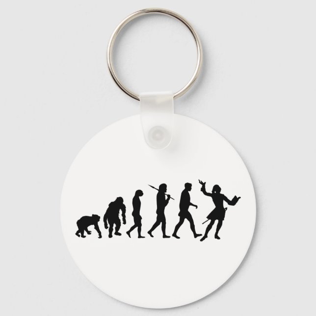 Actors acting theatre performing arts gear key ring (Front)