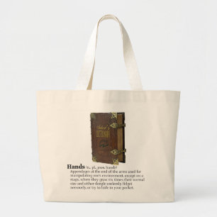 Actor's Dictionary: Hands Tote Bag