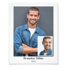 Actors Headshot 8x10 Border Insert