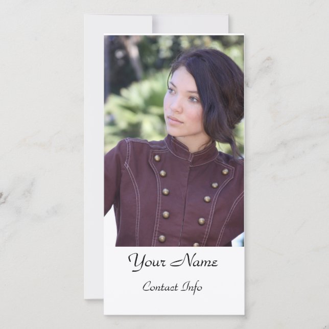 Actors Headshot Card (Front)