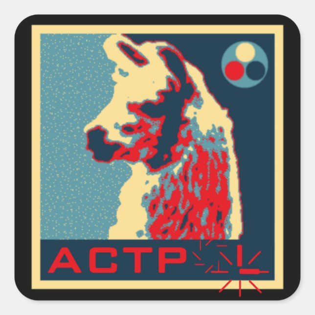 ACTPolitical Sticker (Square) (Front)