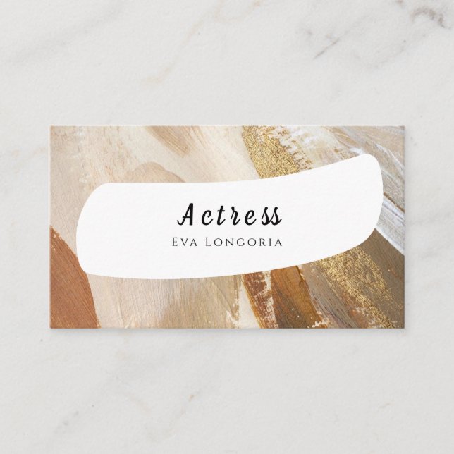Actress / Actor Business Card (Front)