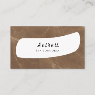 Actress / Actor Business Card