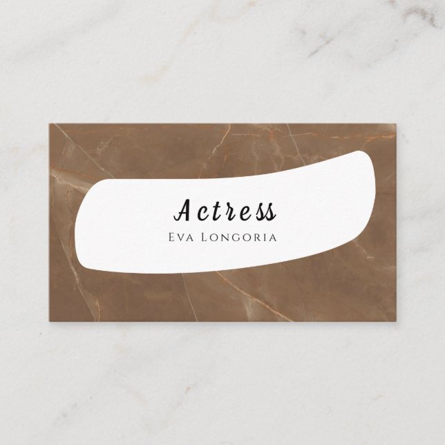 Actress / Actor Business Card (Front)