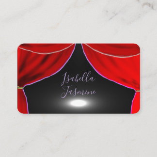 Actress actor influencer psychic business card