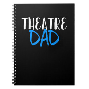 Actress Dad Stage Drama Acting Christmas Notebook