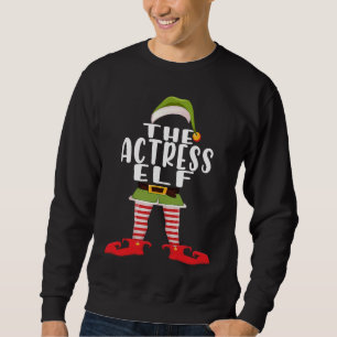 Actress Elf Costume Family Matching Christmas Sweatshirt