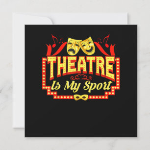 Actress Is My Sport Ater Acting Perming Art Thank You Card