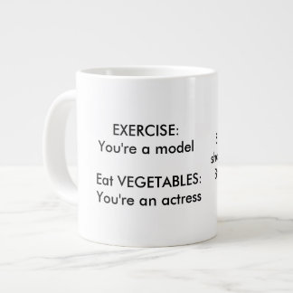 Actress Model Positive Reminders Large Coffee Mug