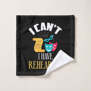 Actress Rehearsal Acting Rehearsal Actor Wash Cloth