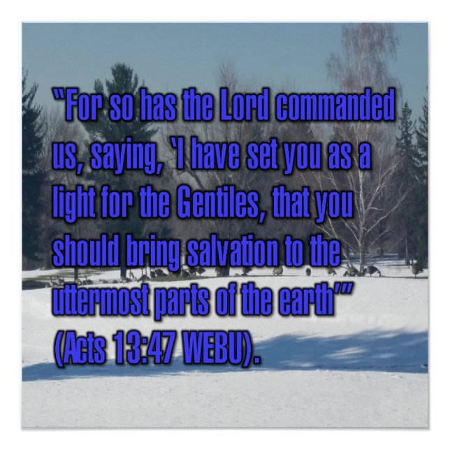 Acts 13:47 WEBU Poster (Front)