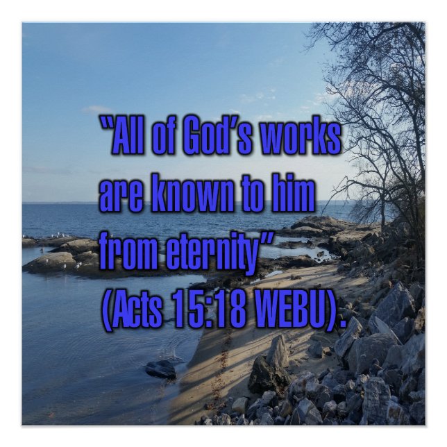 Acts 15:18 WEBU Poster (Front)