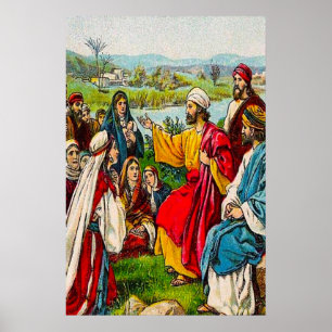 Acts 16:14-15 The Lord Opens Lydia's Heart poster