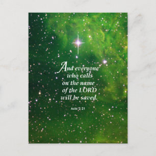 Acts 2:21 postcard