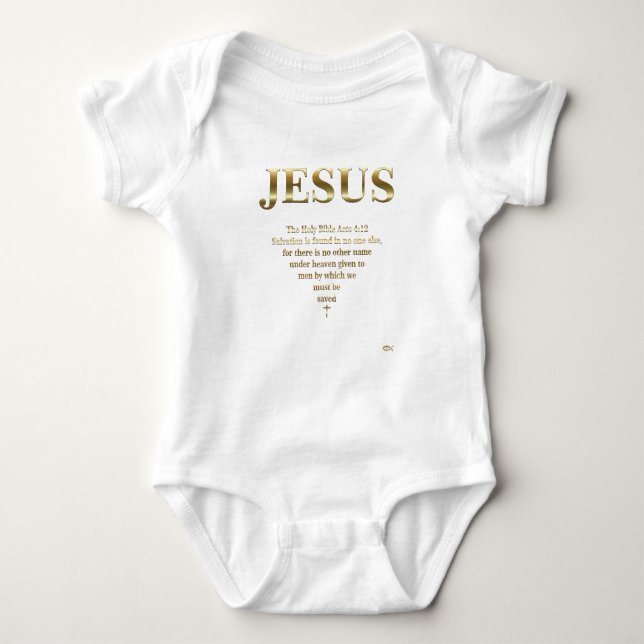 Acts 4 baby bodysuit (Front)