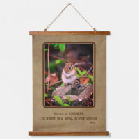 Acts Of Kindness Inspirational Quote Chipmunk