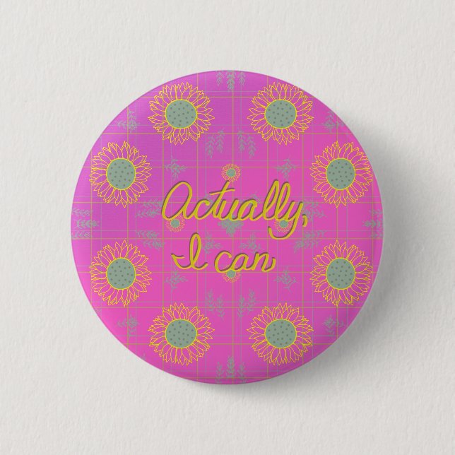 Actually I can button (Front)