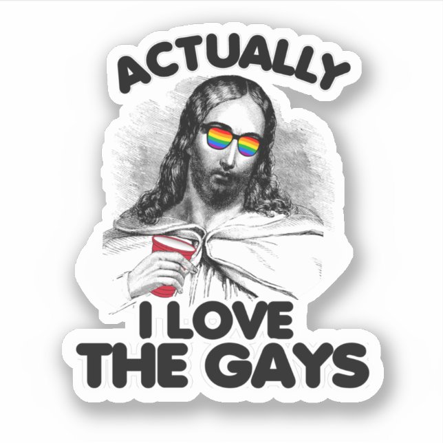 Actually I love the gays (Front)