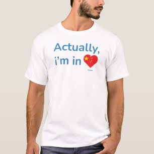 Actually im in China T-Shirt