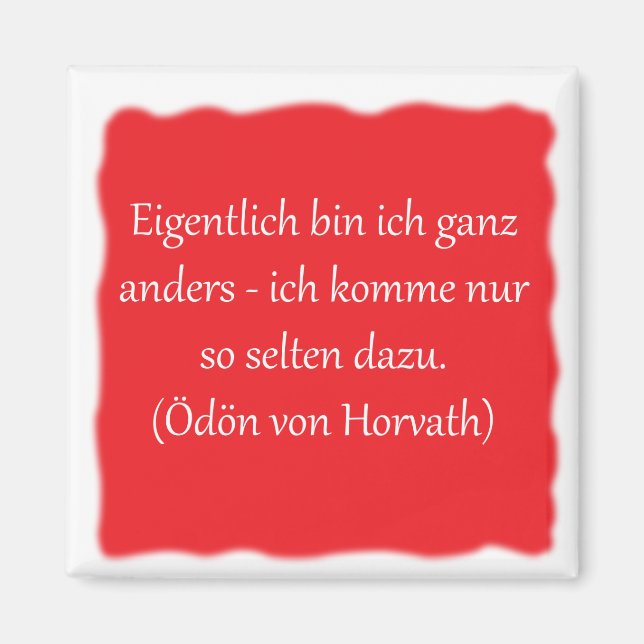 Actually, I'm very different... Magnet (Front)