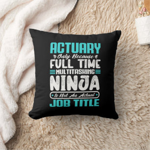 Actuary Job Title Profession Funny Skills Analyst Cushion