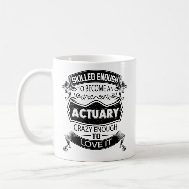 Actuary Mug, Actuary Coffee Mug, Mugs for Actuary (Left)
