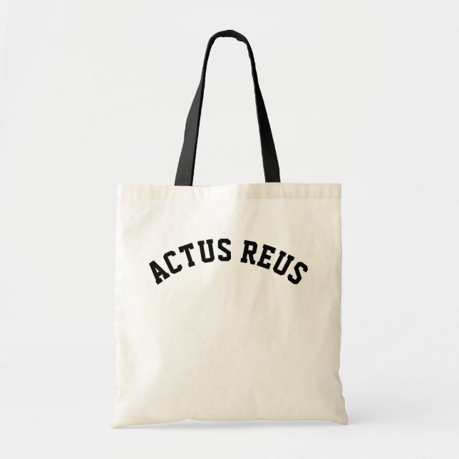 Actus Reus Tote Bag (Front)