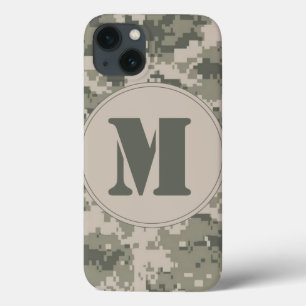 ACU Camo Camouflage Digital Monogram IPAD Case