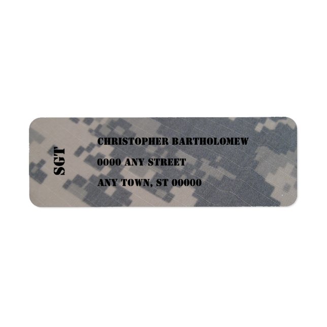ACU Camo return address (Front)